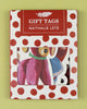 printed gift tag set, plushies by nathalie lete
