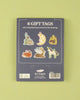 printed gift tag set, sleeping woodland by fee greening
