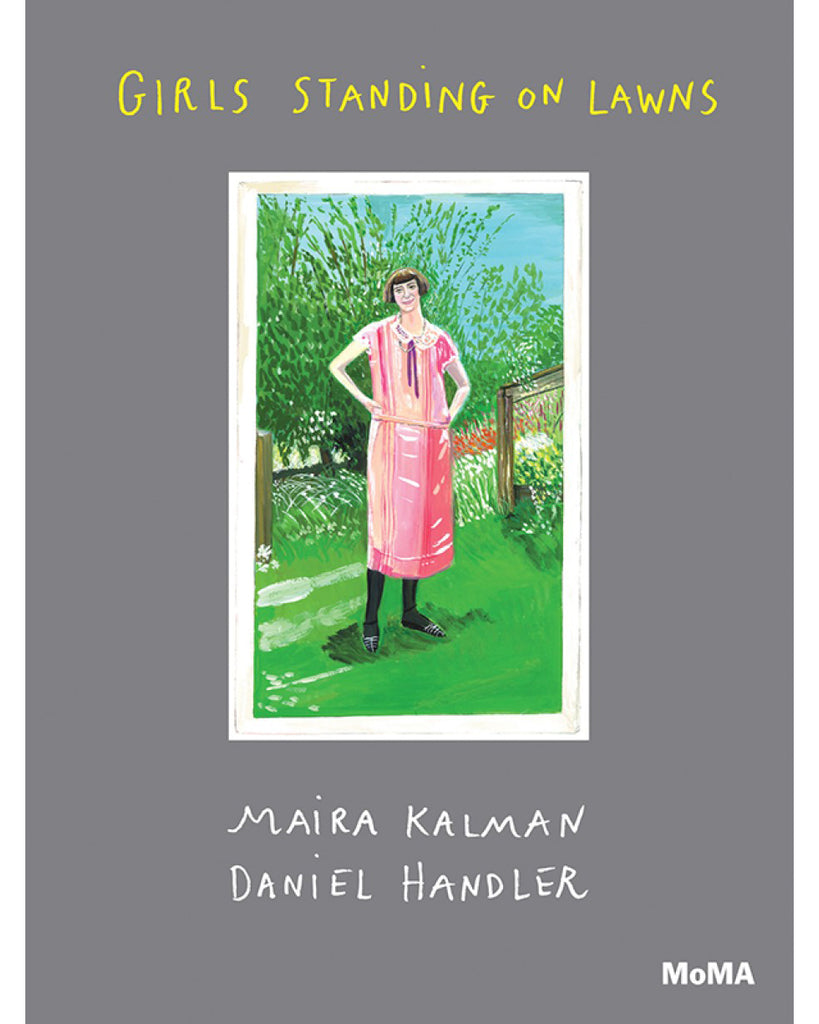 girls standing on lawns moma book 