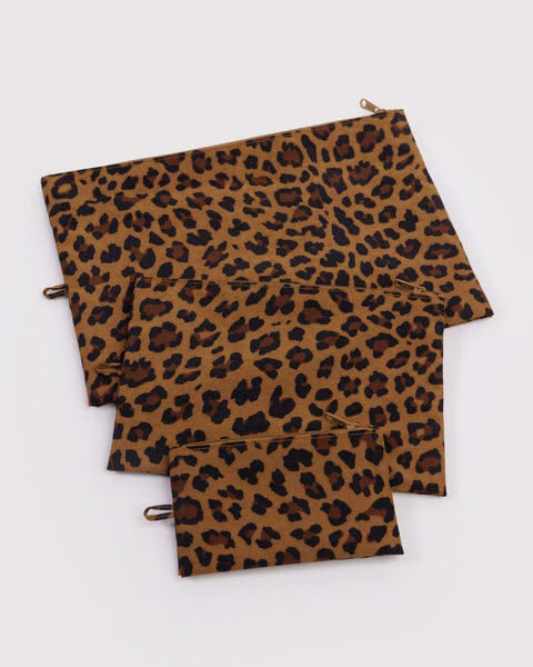 go pouch set in leopard