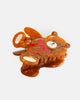 whimsical hair claw teddy bear