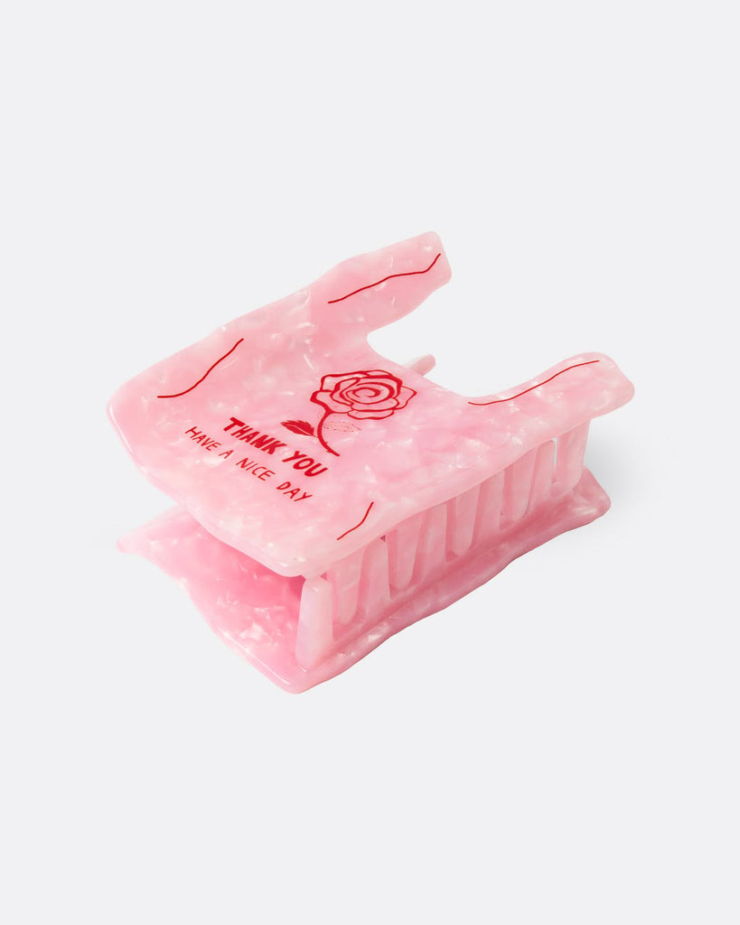 whimsical hair claw thank you bag