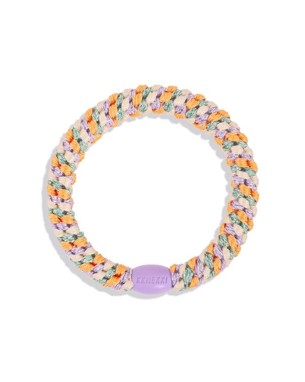 colorful hair tie with a scandinavian design