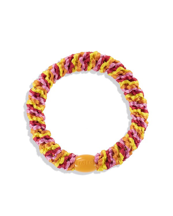 colorful hair tie with a scandinavian design