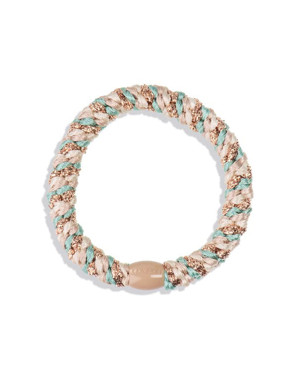 colorful hair tie with a scandinavian design