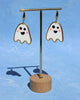 resin ghost earrings