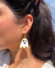 resin ghost earrings