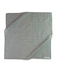 printed bandana with a colorful plaid design 