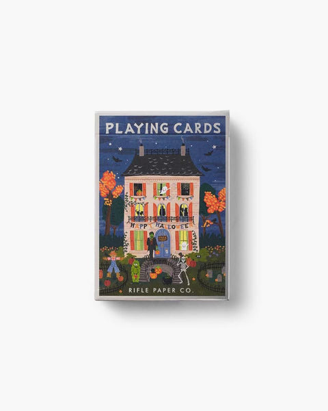 Haunted House Playing Cards from rifle paper co