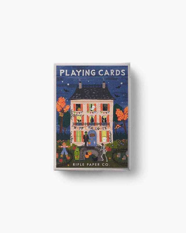Haunted House Playing Cards from rifle paper co