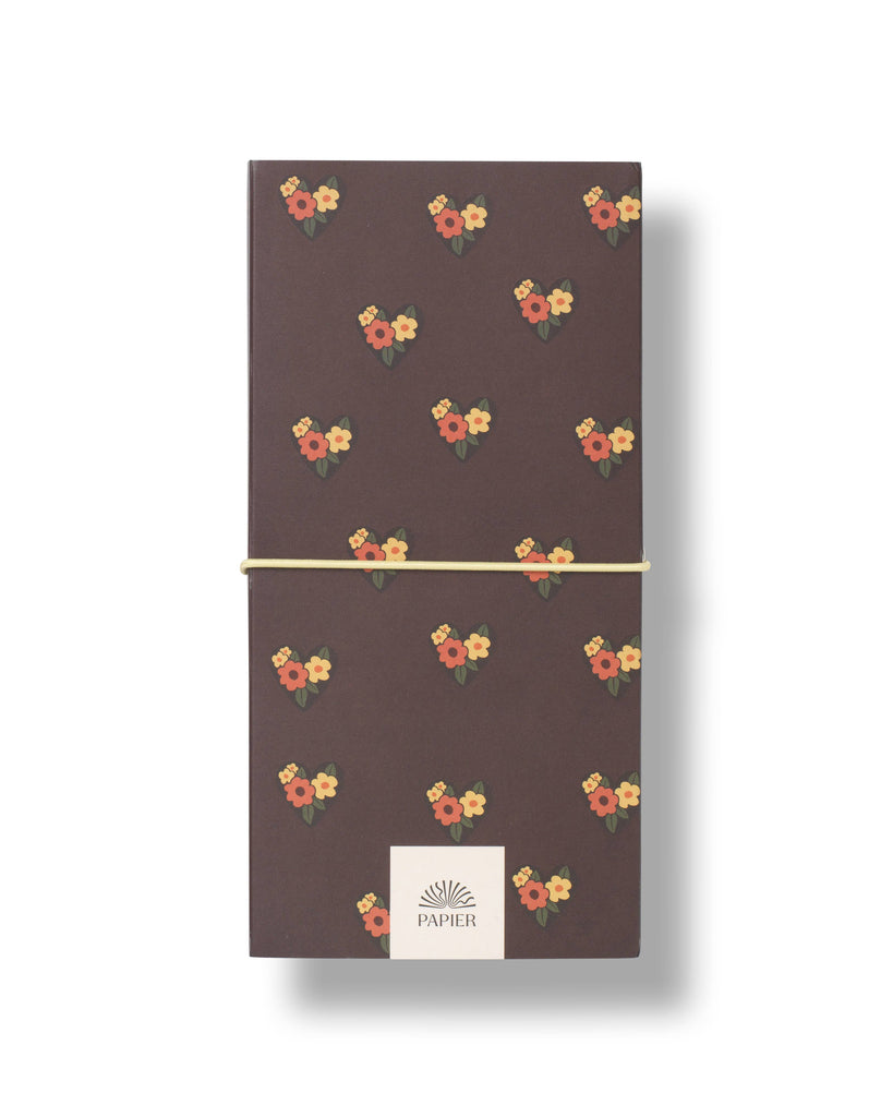shopping list pad, heart in bloom