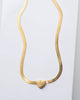 herringbone heart necklace 