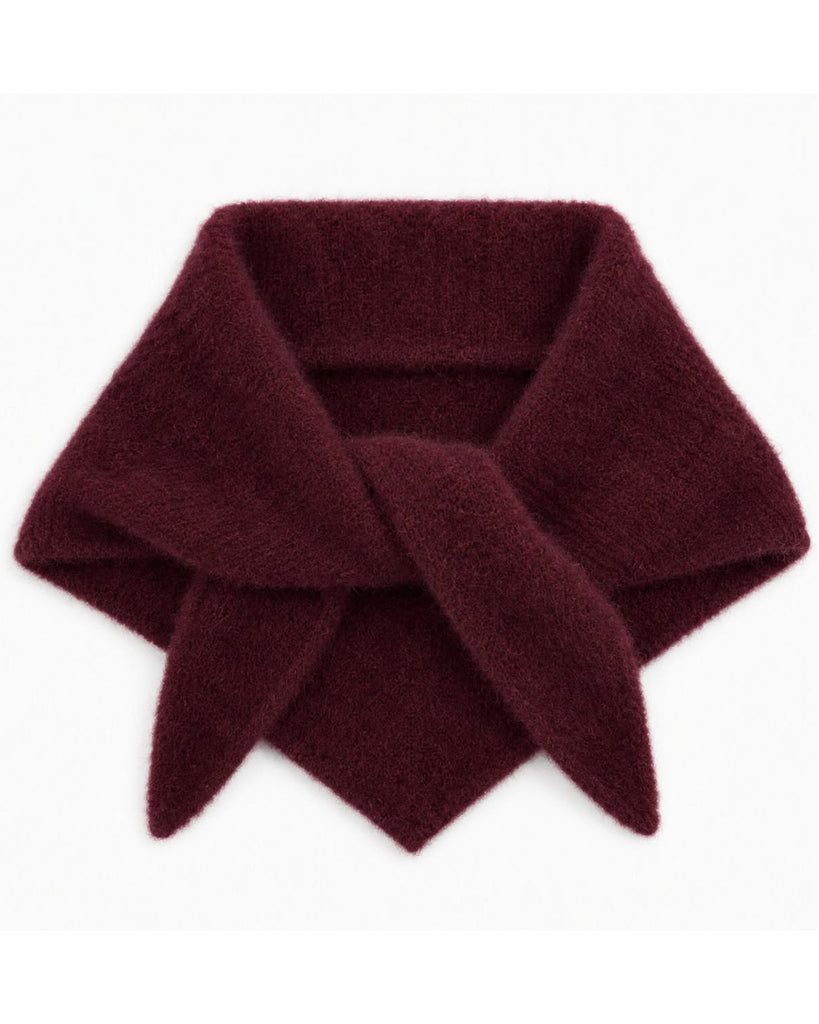 hiji scarf in maroon