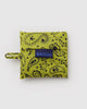 holiday baby baggu in chartreuse paisley