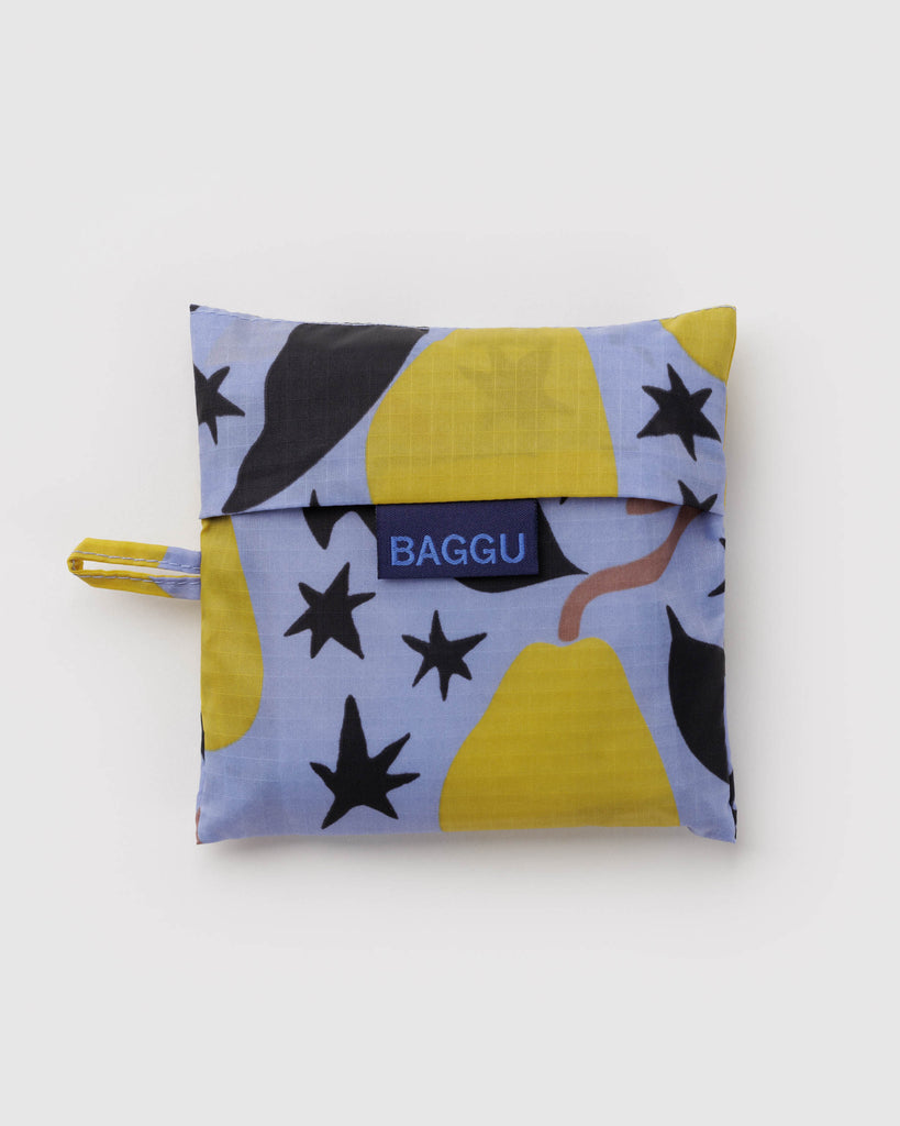 holiday standard baggu reusable bag in golden pears