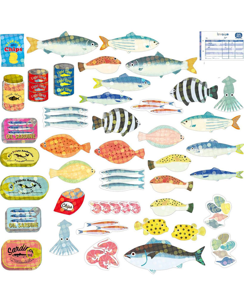 hologram sticker pack fish