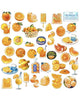 hologram sticker pack orange