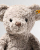 honey grey teddy bear in size large (15")