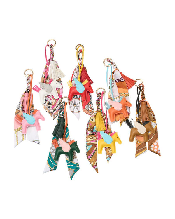 Horse & Tassel with Scarf Purse Charm *More Colors*