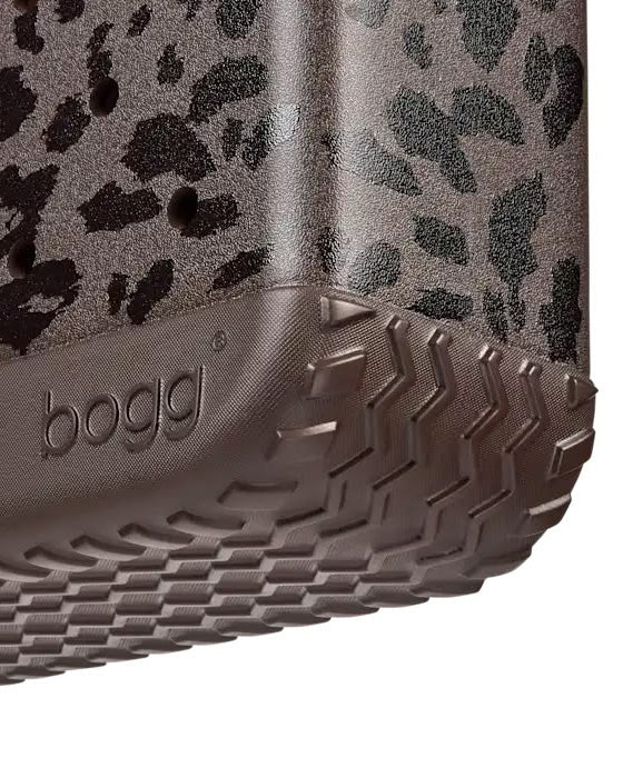 hot cocoa leopard print bogg bag, baby