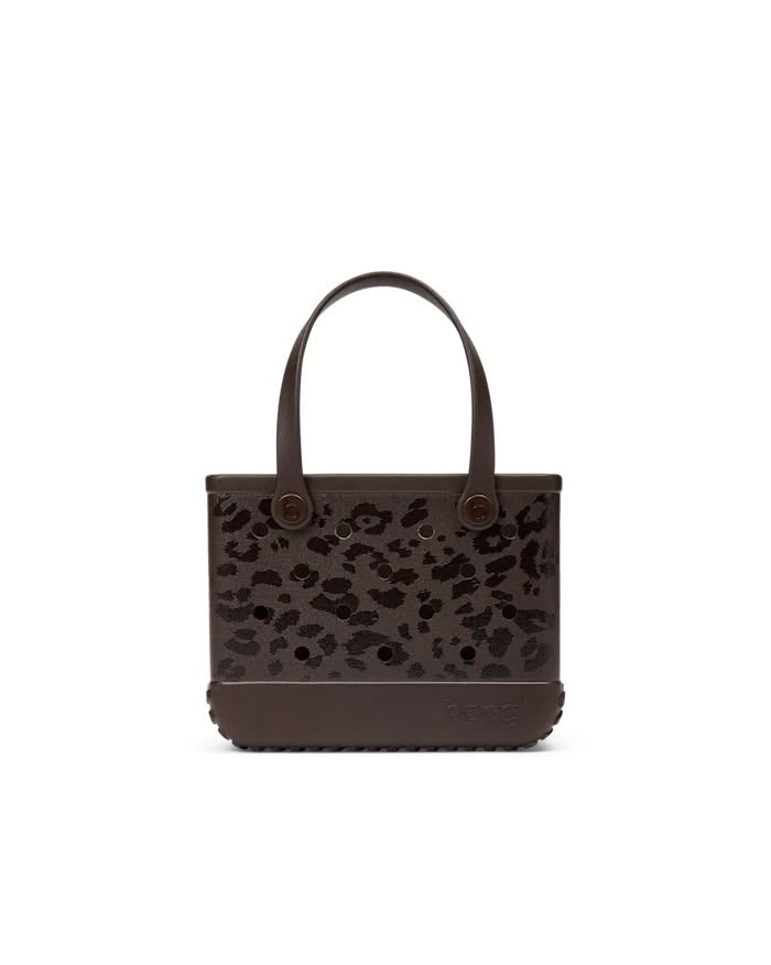 hot cocoa leopard print bogg bag, bitty