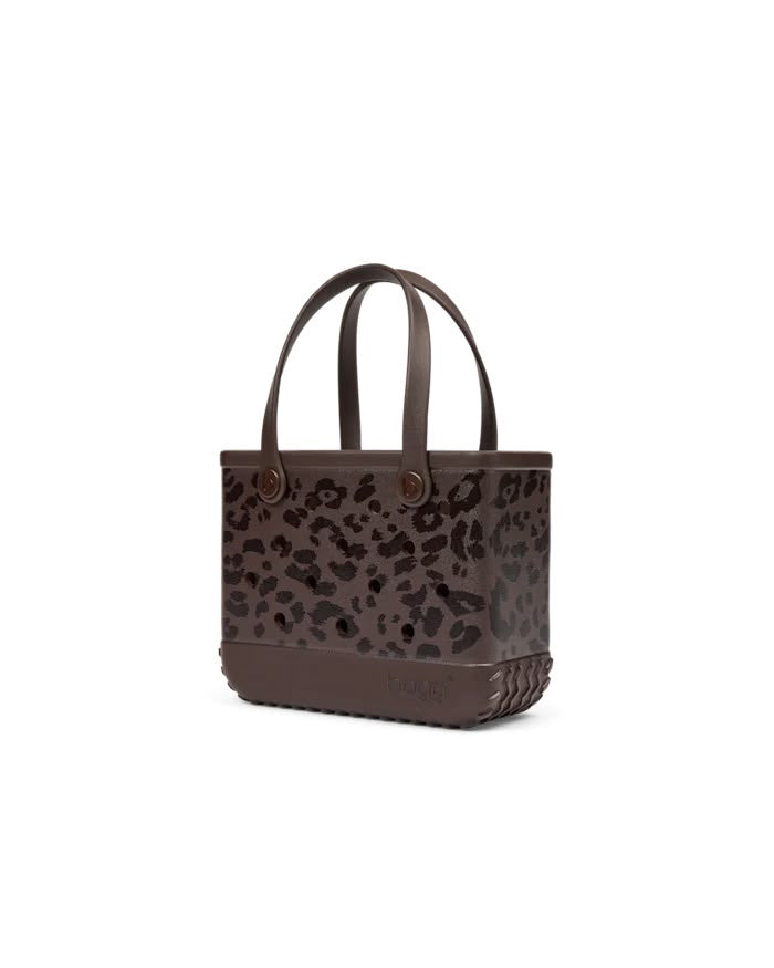 hot cocoa leopard print bogg bag, bitty