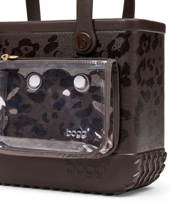 hot cocoa leopard print bogg bag, bitty