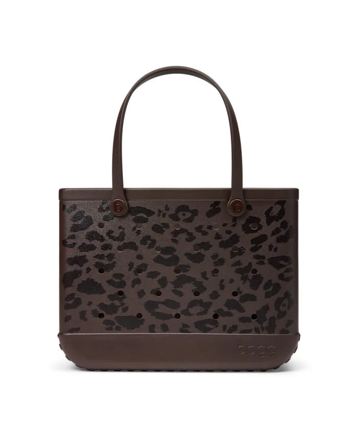 hot cocoa leopard print bogg bag, original 