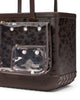 hot cocoa leopard print bogg bag, original 