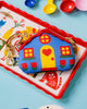 House Bag Charm with zipper and keyring 