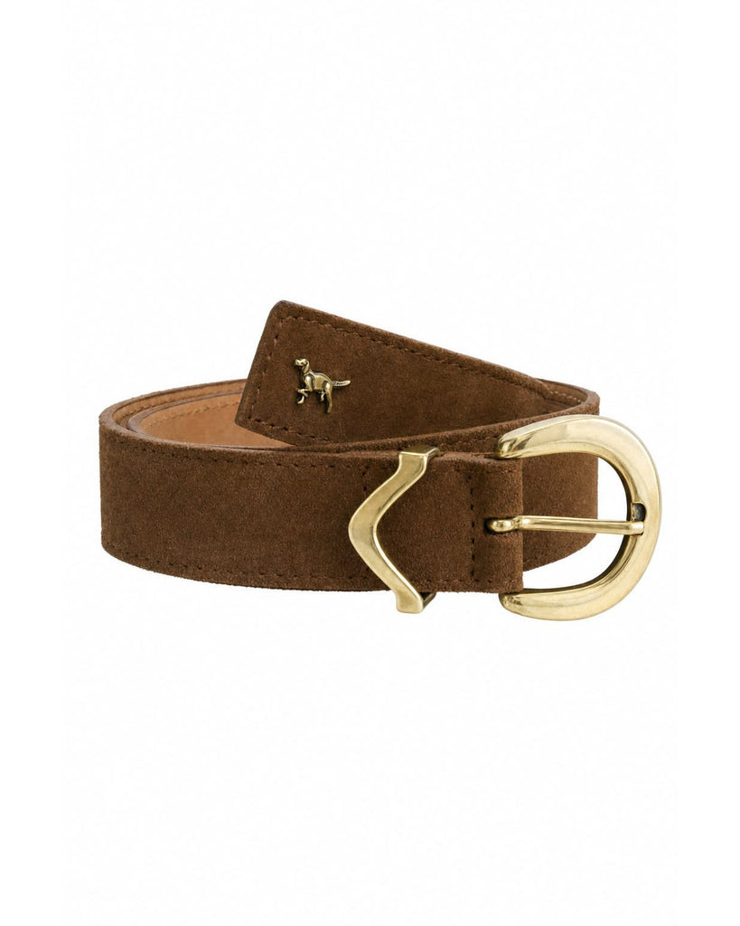 camel leather belt from frnch