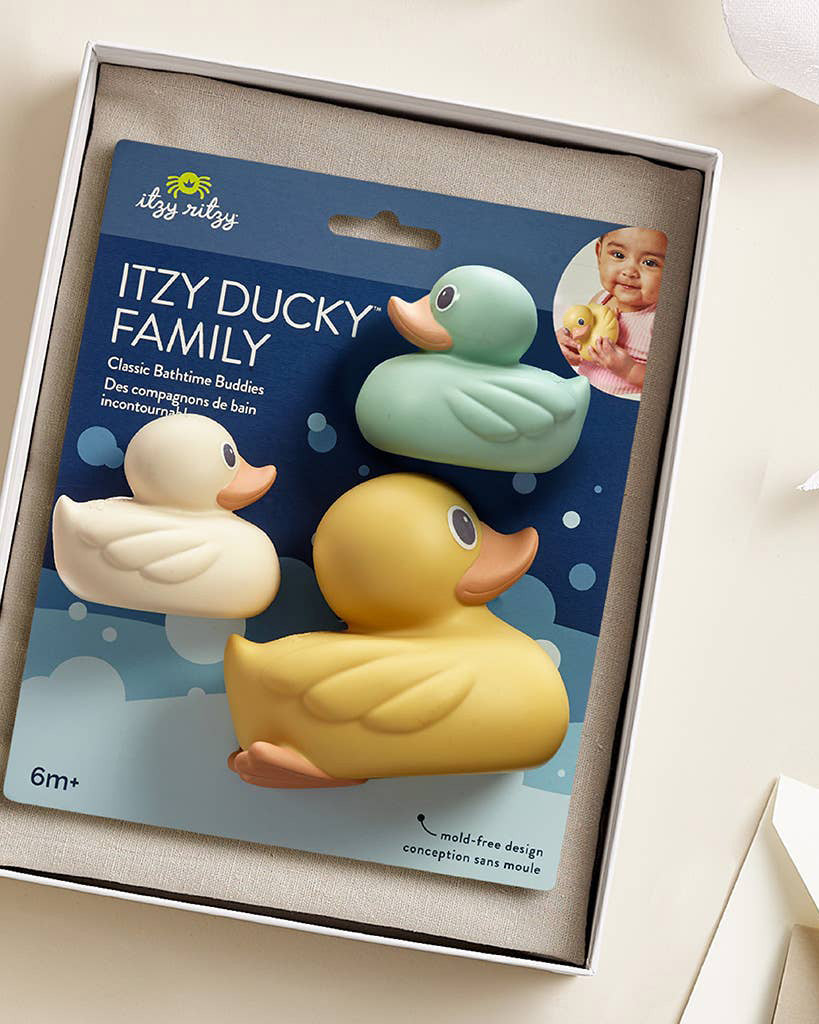 Itzy Duck Family Bath + Water Table Toys