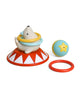 sensory bath toy set with a circus theme