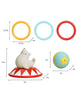 sensory bath toy set with a circus theme