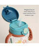 straw cup with snap close lid and a western design