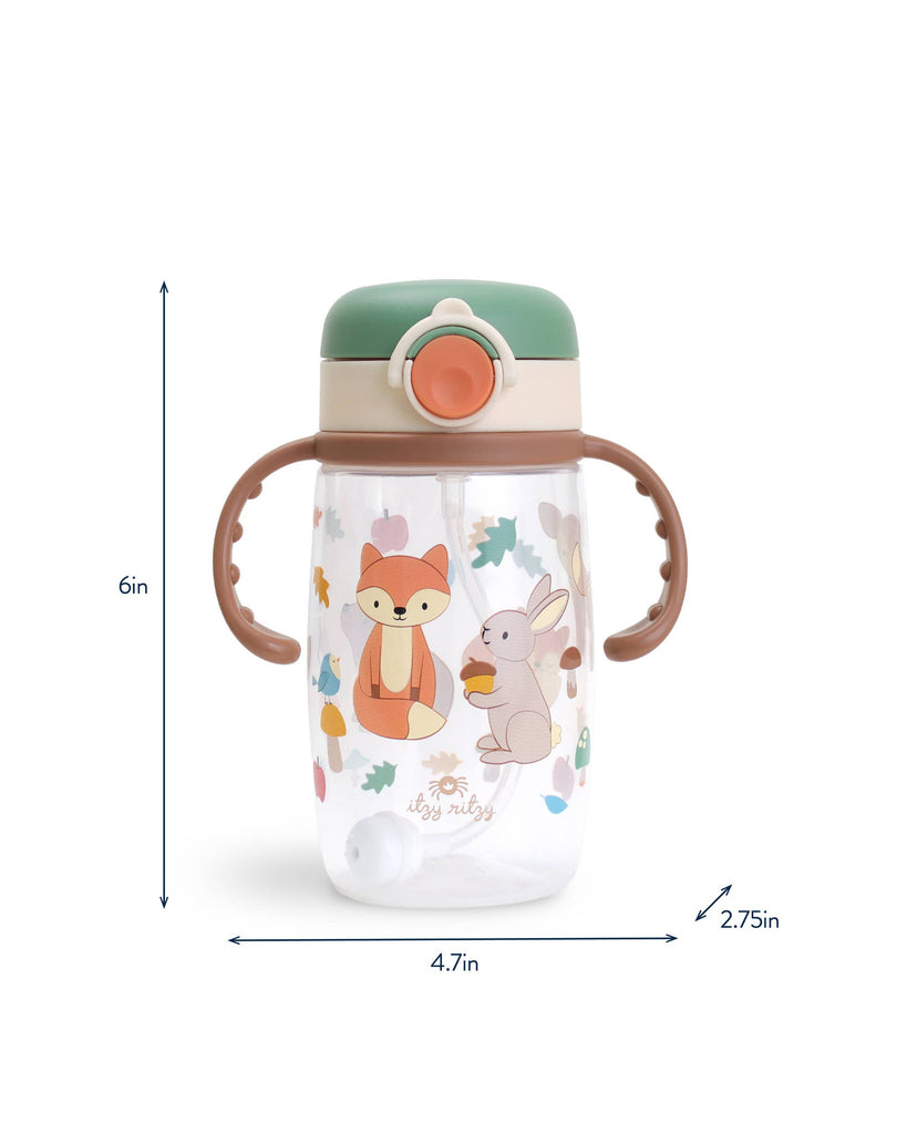 straw cup with snap close lid and a western design