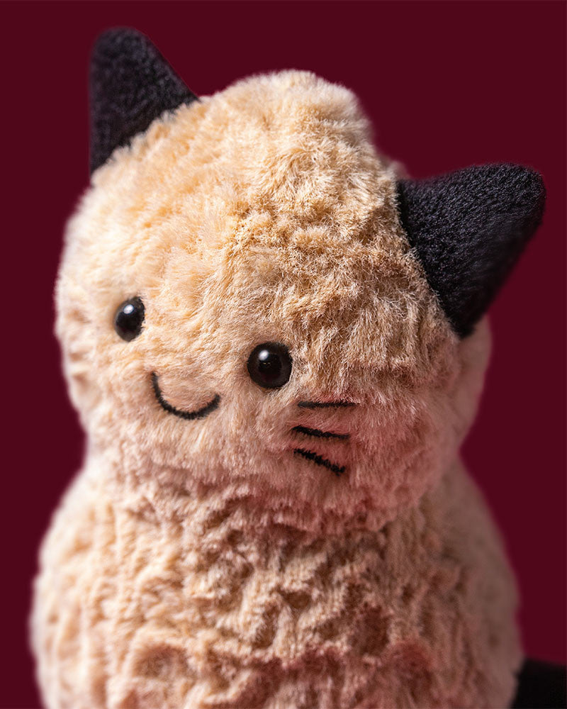 Amuseable Peanut Cat Outfit plush from jellycat