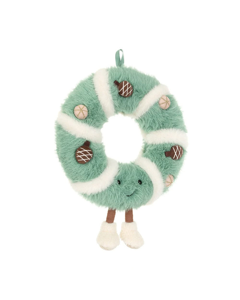 Amuseable Pinecone Wreath, plush wreath from jellycat