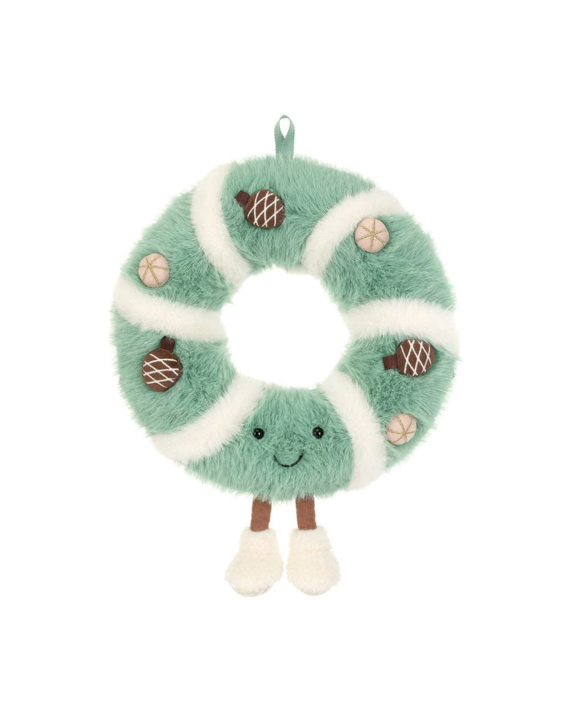 Amuseable Pinecone Wreath, plush wreath from jellycat