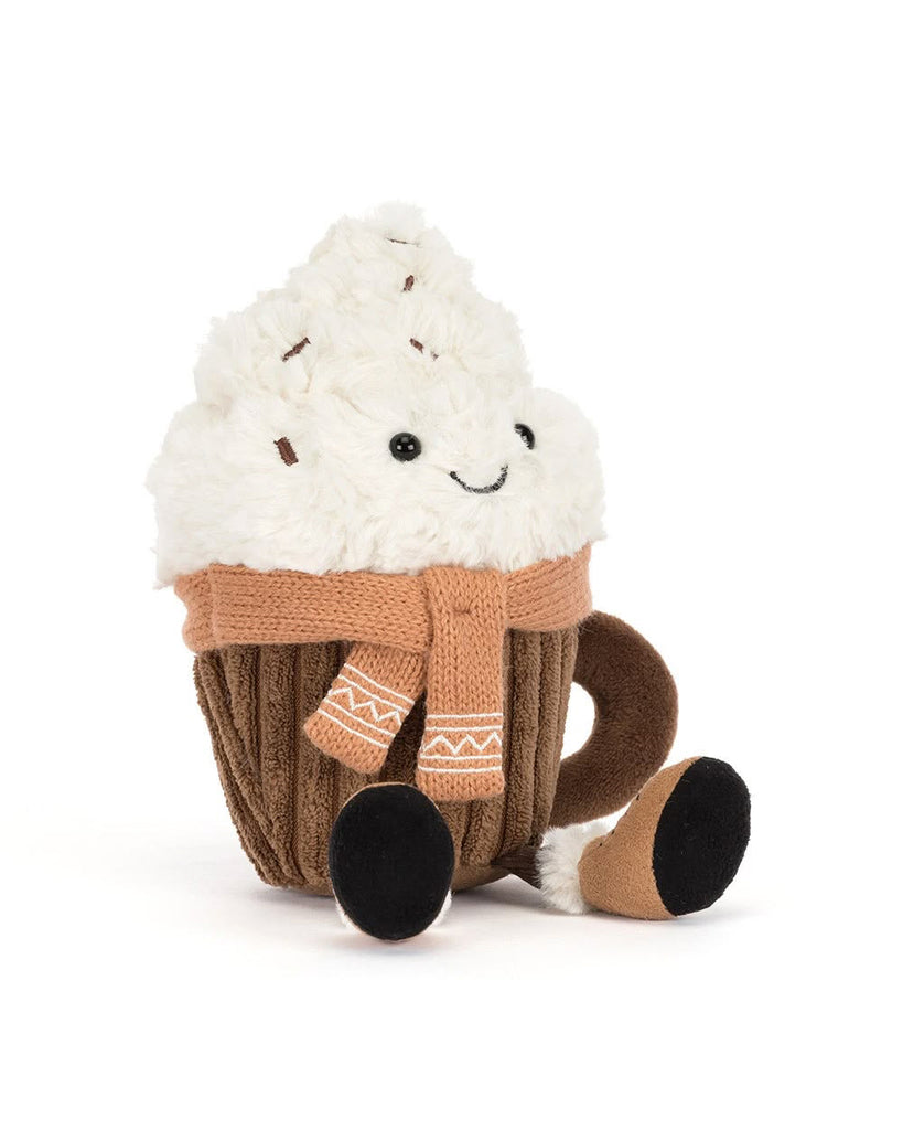 Amuseable Scarffles Hot Chocolate, plush hot chocolate toy from jellycat