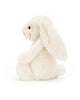 plush bunny in cream-colored fur