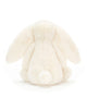 plush bunny in cream-colored fur