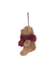 Bartholomew Bear Winter Warmer Decoration, plush ornament from jellycat