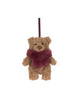 Bartholomew Bear Winter Warmer Decoration, plush ornament from jellycat