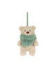 Bartholomew Bear Jr. Winter Warmer Decoration, plush ornament from jellycat
