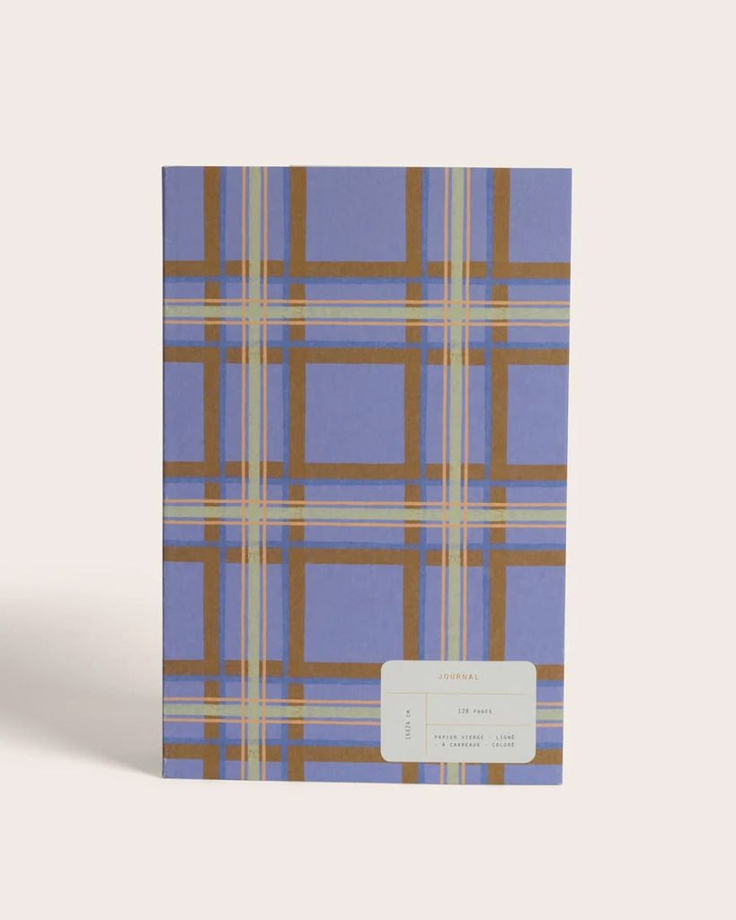 softcover journal, plaid