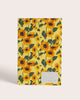softcover journal, sunflowers