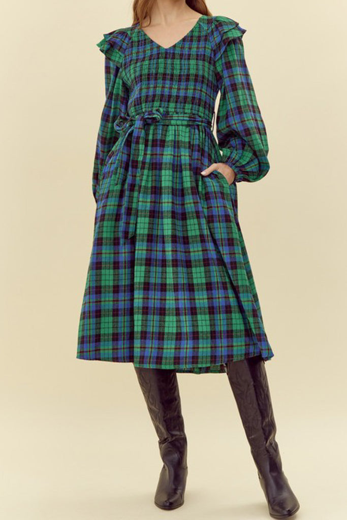 Kiersten Green & Blue Plaid Dress *S-XL* | Women's Clothing | Personify Personify Shop Kiersten Green & Blue Plaid Dress *S-XL* | Women's Clothing | Personify Personify Shop