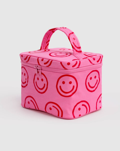 azalea pink happy large cosmetic case from baggu