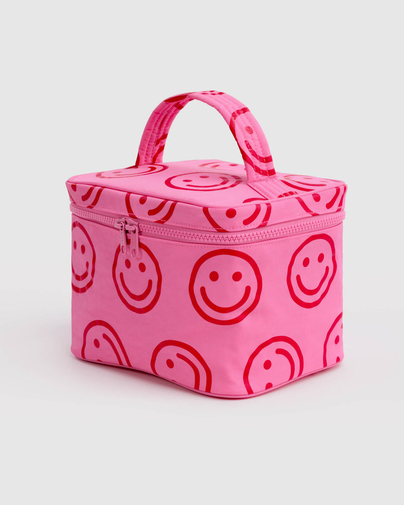 azalea pink happy large cosmetic case from baggu